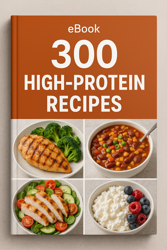 300 High Protein Recipes- Versions