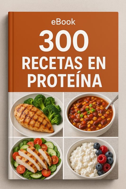 300 Recetas altas en proteína.
